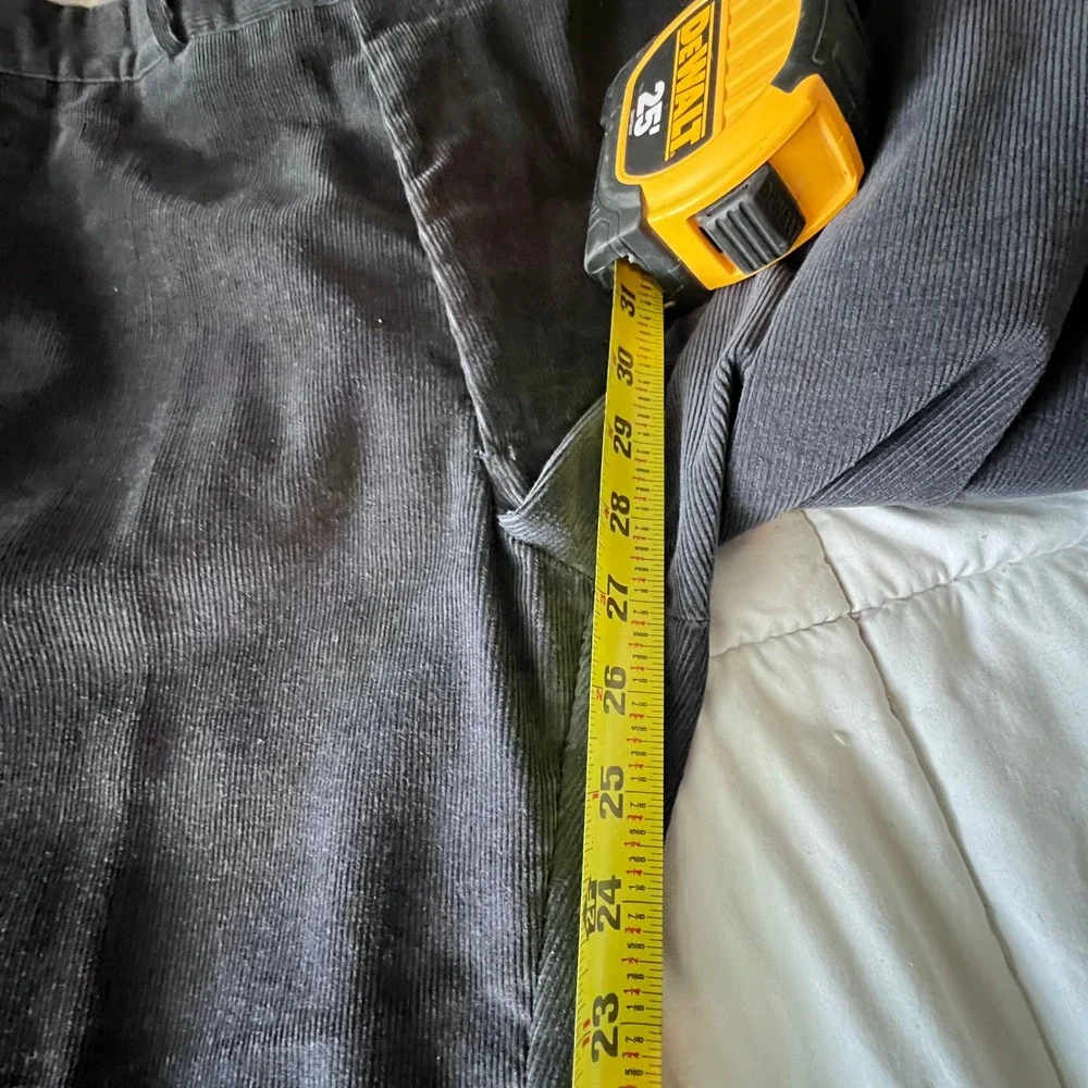 Vintage Farah Mens Corduroy Pants Trousers‎ Casual Dress Pants Gray